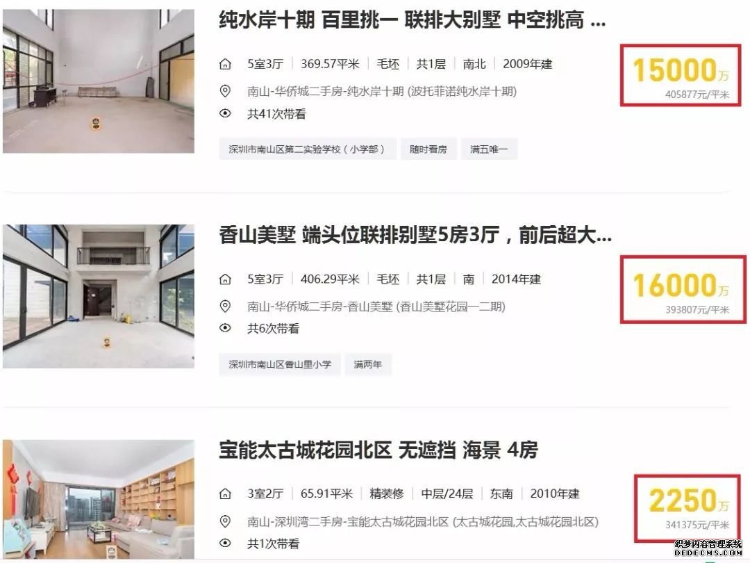 疯狂！34万/㎡，深圳湾又现天价挂单，谁给的底气？