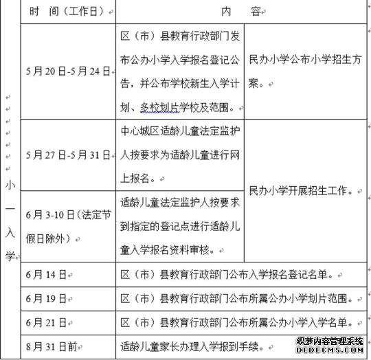 成都中心城区小一网报开始 家长务必在本月内完成