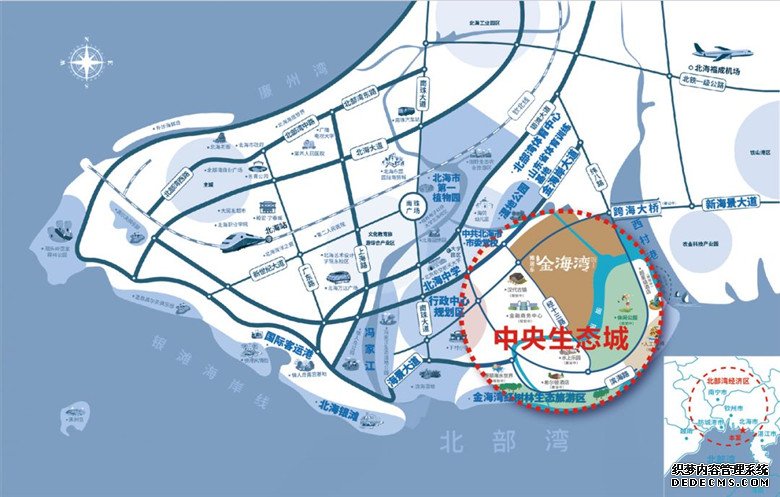 雅居乐·金海湾：北海向东，崛起一座中央生态城