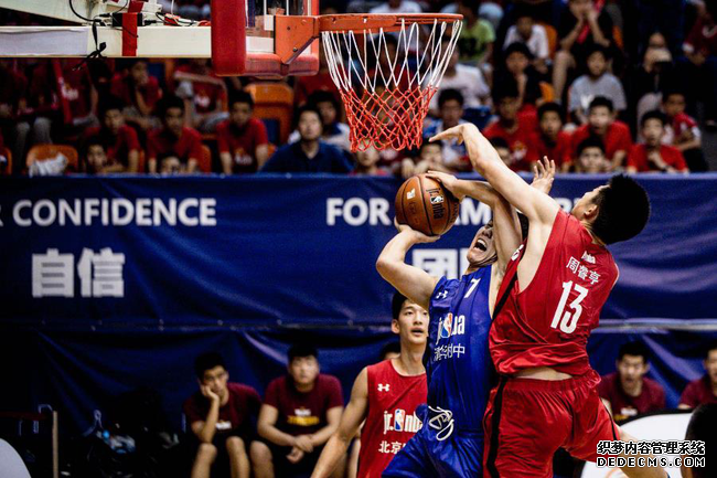 Jr.NBA2019北京校园篮球特色学校比赛高中组决赛落