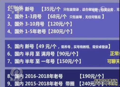 几十元到上百元 揭秘微信号买卖背后的惊人内幕