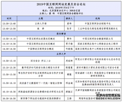 2019中国互联网网站发展及安全论坛｜最佳观览