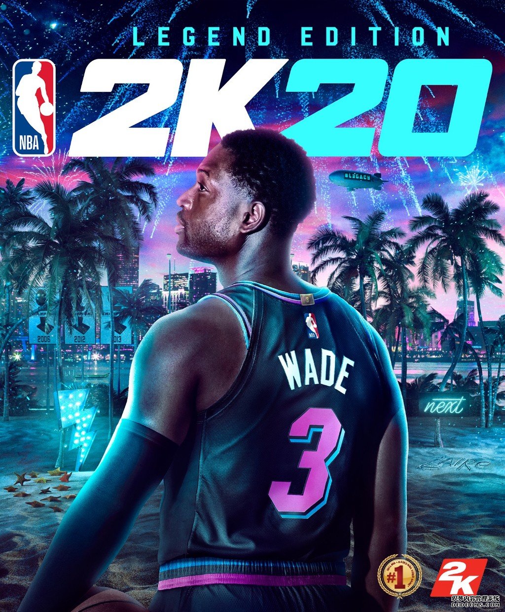 韦德当之无愧 荣登《NBA 2K20》传奇版封面球星