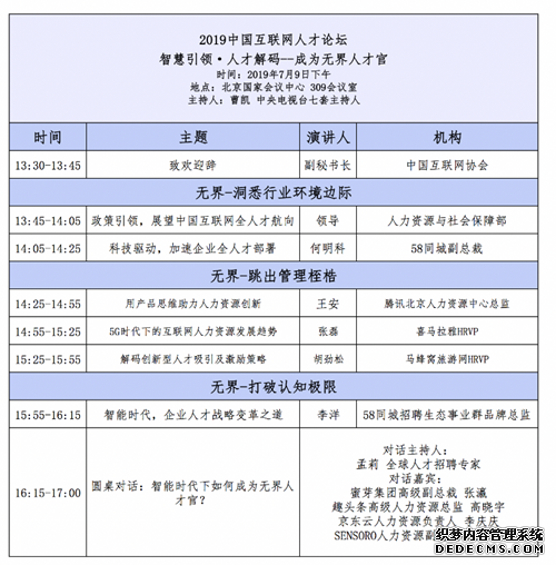 2019中国互联网人才论坛｜智慧引领，人才解码