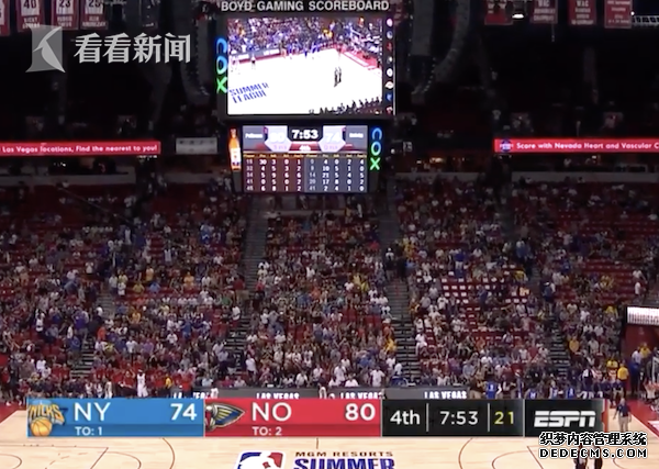 视频｜加州发生6.9级地震 NBA比赛打到一半被迫中止