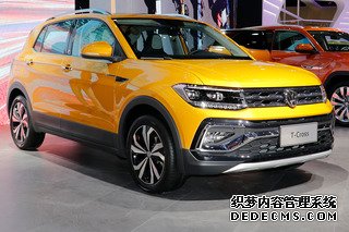 大众首款小型SUV出世  上海车展实拍大众T-Cross