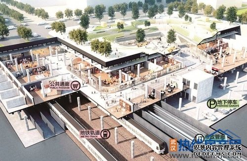 光谷中心城地下空间走廊 高新二路段开始主体施