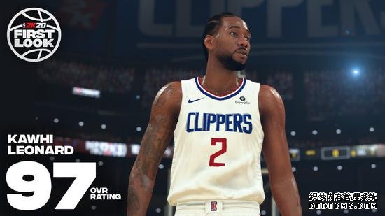 《NBA 2K20》前20球星数值：洛杉矶坐拥两位第一人