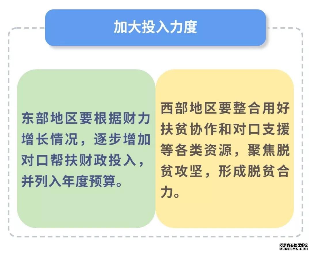 东西部“携手奔小康”，总书记指示这么干！