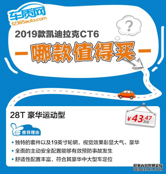 推荐豪华运动型 2019款凯迪拉克CT6购车指南