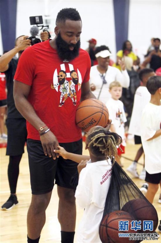 （体育）（6）篮球——NBA：哈登举办社区篮球训练营