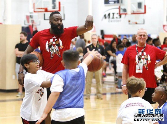 （体育）（2）篮球——NBA：哈登举办社区篮球训练营