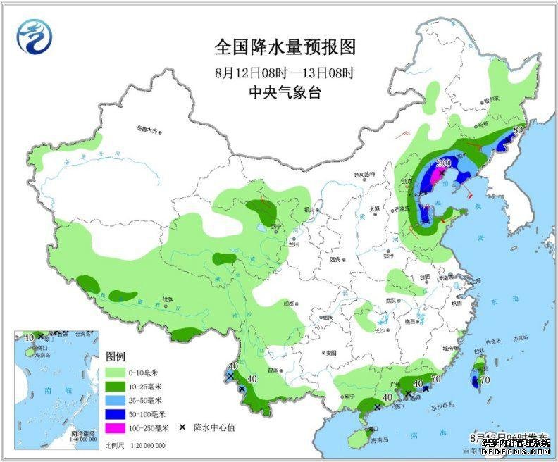 “利奇马”将北上进入渤海 东北华北有强降水