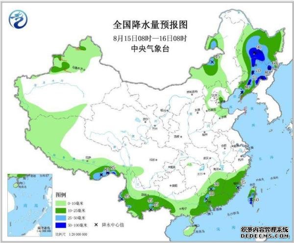 “利奇马”继续影响环渤海及东北 南方大部高温