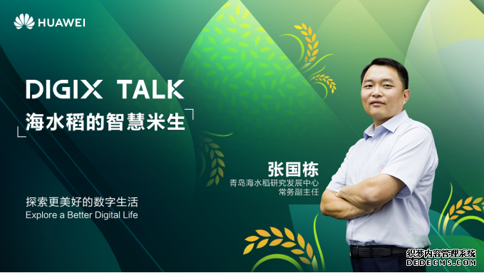 荒漠变良田 听DIGIX TALK张国栋讲盐碱地上的海水稻