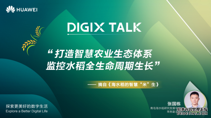 荒漠变良田 听DIGIX TALK张国栋讲盐碱地上的海水稻