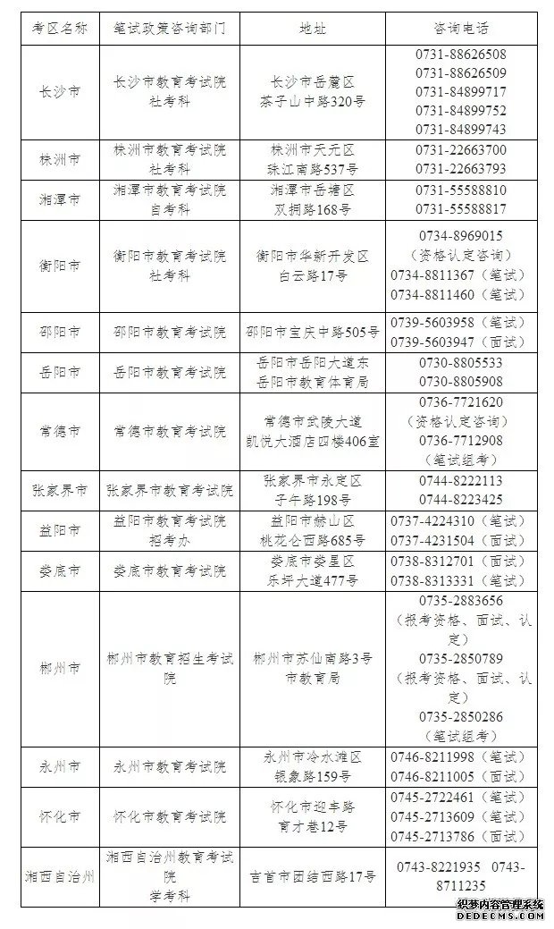 湖南2019年下半年教师资格考试11月2日开考 这些内容要注意