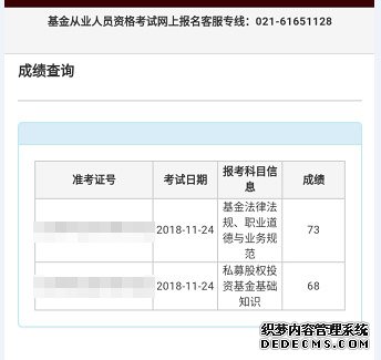 好消息！中大网校基金从业考试成绩合格学员报