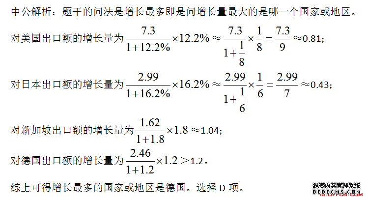 2021国家公务员考试行测资料分析常见概念处理易