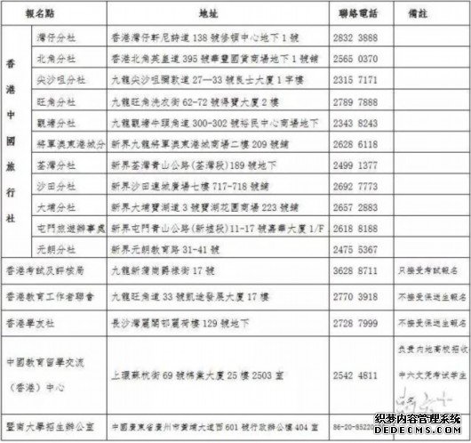 暨南大学公布招收香港学生简章：要求无犯罪记录