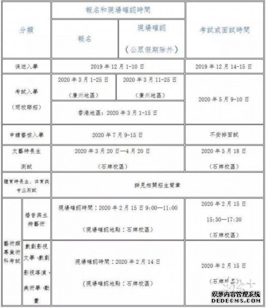 暨南大学公布招收香港学生简章：要求无犯罪记录