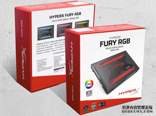 HyperX FURY雷电RGB固态硬盘