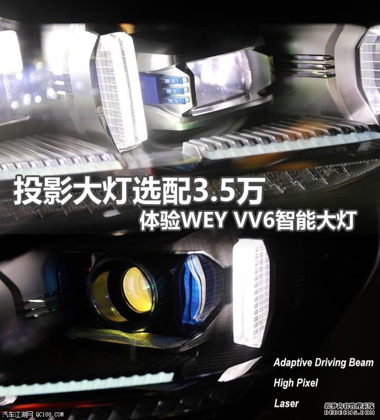 照明舞台“拔得头筹” WEY VV6智能大灯