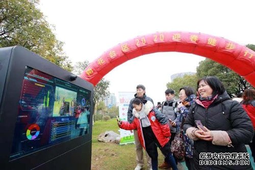 家门口的“智慧步道” 南京花神湖智能体育公园