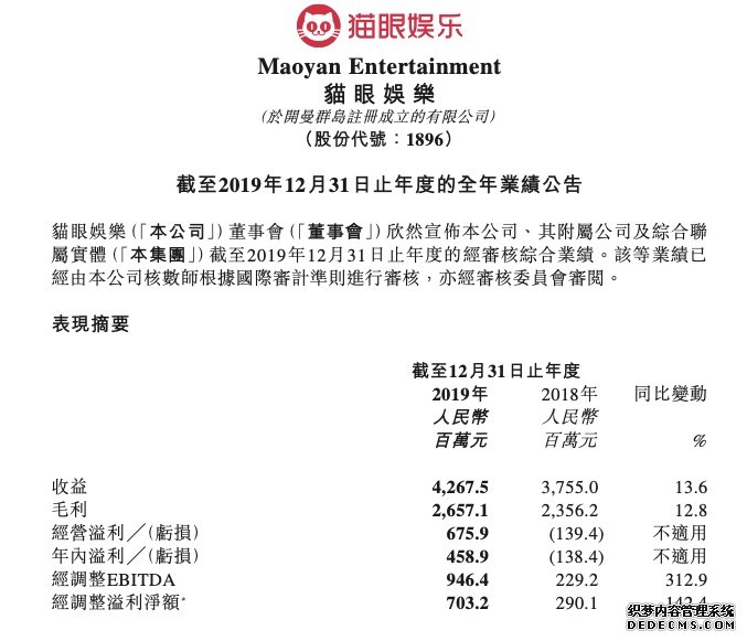 猫眼2019年盈利4.59亿，疫情冲击下“互联网票务”能否走出困境？