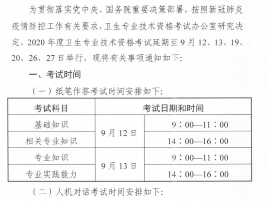 2020年法律职业资格考试时间将推迟