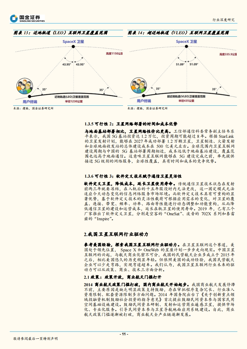 国金证券：全球配置卫星互联网，低轨卫星成宠