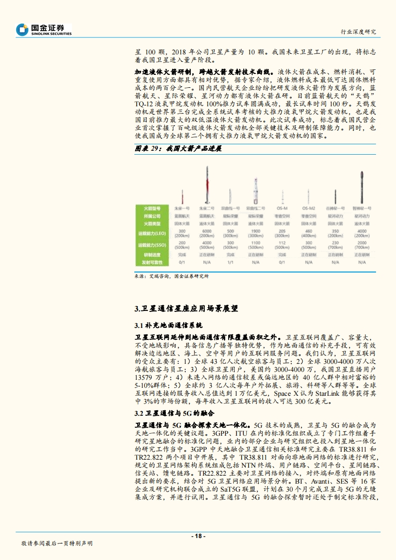 国金证券：全球配置卫星互联网，低轨卫星成宠