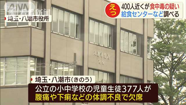 3500人＂中招＂！日本学校发生大规模食物中毒事件