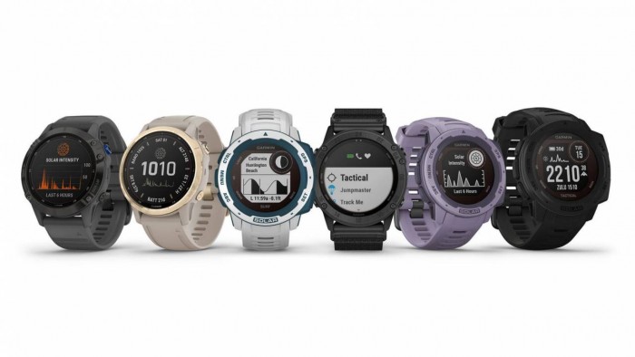 Garmin发布一系列智能手表新品 标配太阳能充电