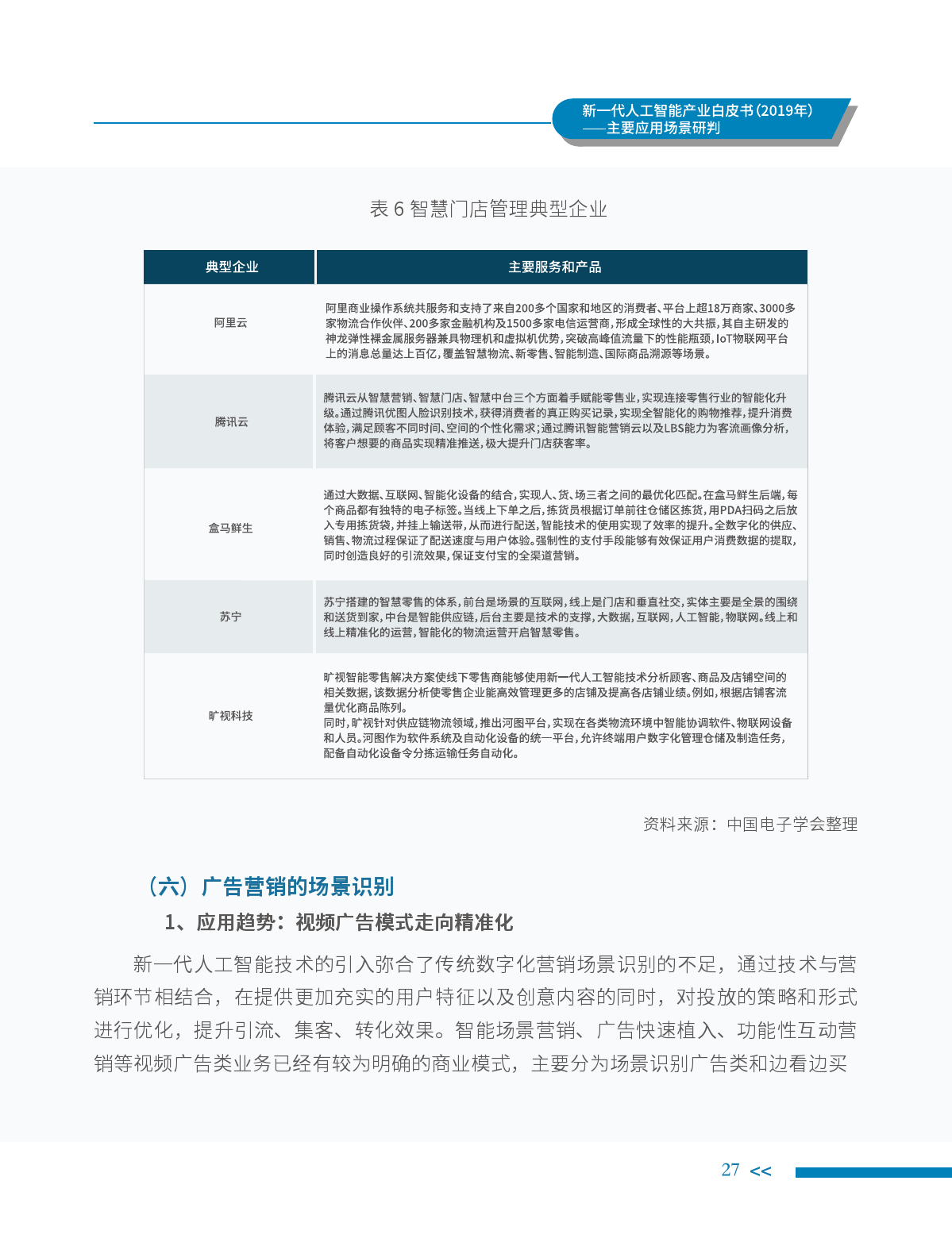 中国电子学会：2019年新一代人工智能产业白皮书