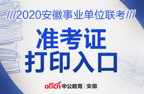 2020滁州上半年事业单位招聘考试准考证打印官网