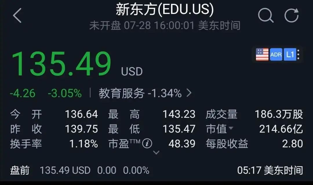 疫情之下海外考试准备业务同比骤降52% 新东方拆分成人培训业务 押注K12？