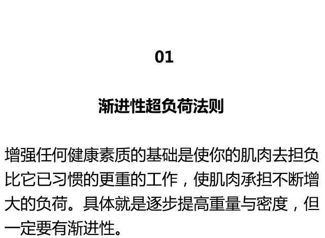 健身圈公认的20大黄金训练法则