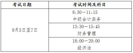 2020年初级会计考试时间安排在什么时候？附考试