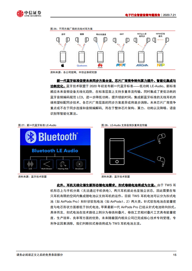 中信证券：2020年电子行业智能音频专题报告