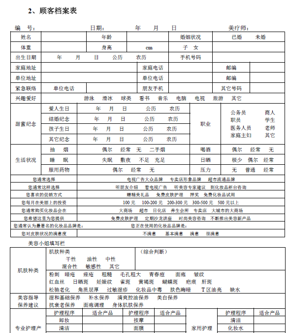 养生SPA、保健足浴会所管理手册（全套63页）