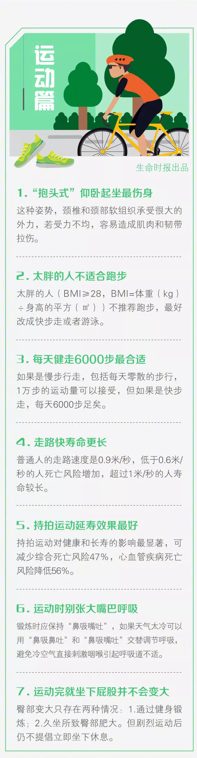 医生才知道的50个健康常识，全在这份清单