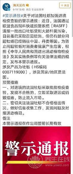 法国污染牡蛎销往中国 牡蛎虽补单你要注意啦